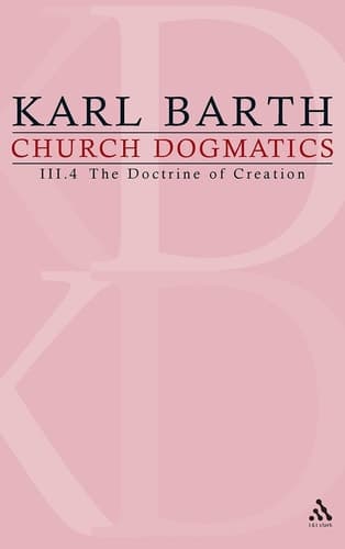 Cover of Church Dogmatics Volume 3 - The Doctrine of Creation Part 4 - The Command of God the Creator