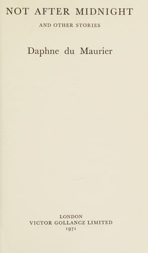 Cover of Not After Midnight And Other Stories