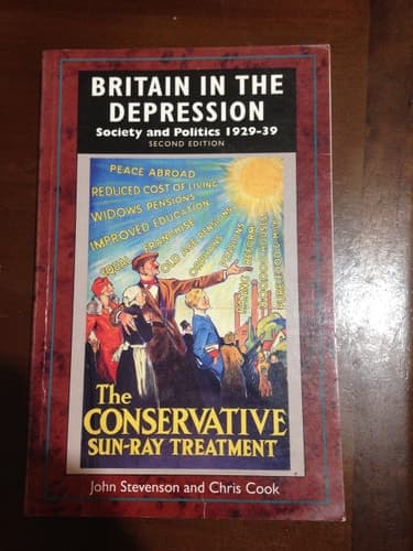 Cover of Britain in the Depression: Society and Politics, 1929-1939
