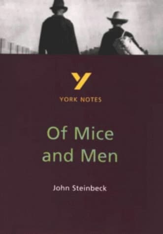 Cover of Steinbeck, 'Of Mice and Men' Notes