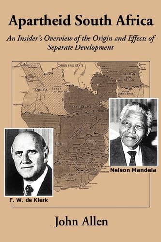 Cover of Apartheid South Africa An Insider's Overview of the Origin and Effects of Separate Development