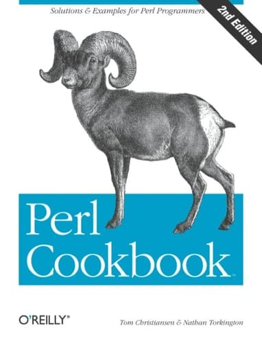 Cover of Perl Cookbook, Second Edition