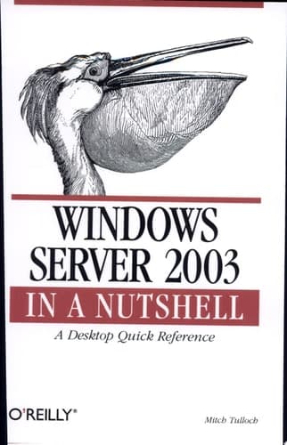 Cover of Windows Server 2003 in a Nutshell