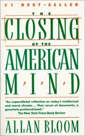 Cover of Closing of the American Mind