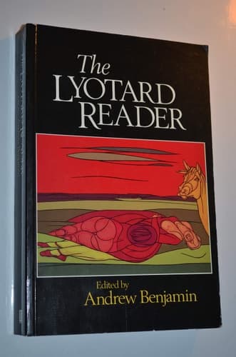Cover of The Lyotard Reader