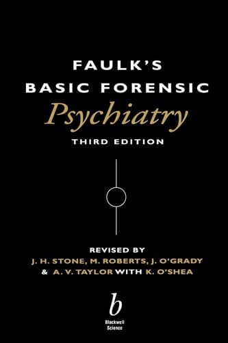 Cover of Faulk's Basic Forensic Psychiatry