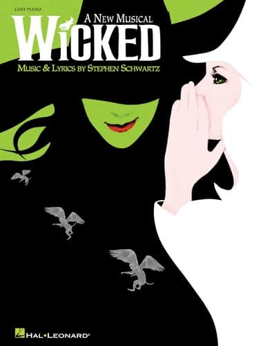 Cover of Wicked A New Musical. easy piano selection