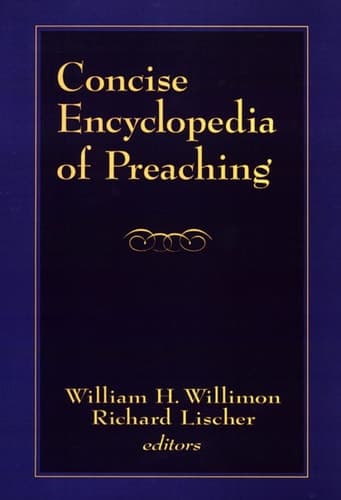 Cover of Concise Encyclopedia of Preaching