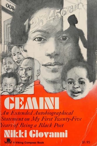 Cover of Gemini: An Extended Autobiographical Statement My 1ST 20 5 Years Being Black Poet