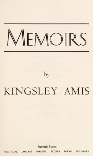Cover of Memoirs