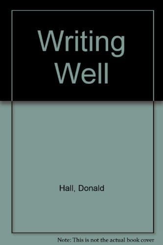 Cover of Writing Well