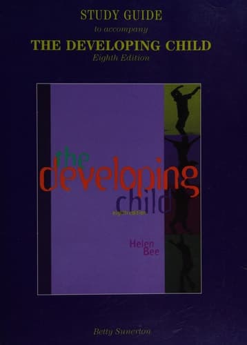 Cover of The Developing Child
