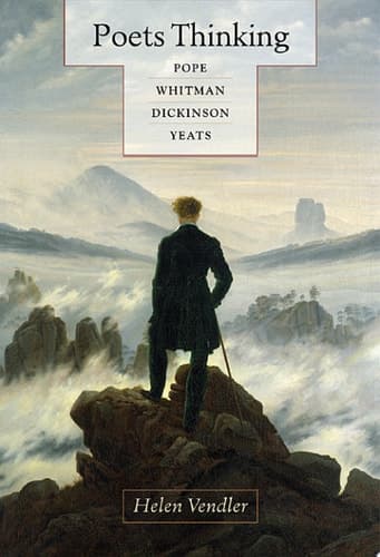 Cover of Poets Thinking Pope, Whitman, Dickinson, Yeats
