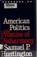 Cover of American Politics: The Promise of Disharmony
