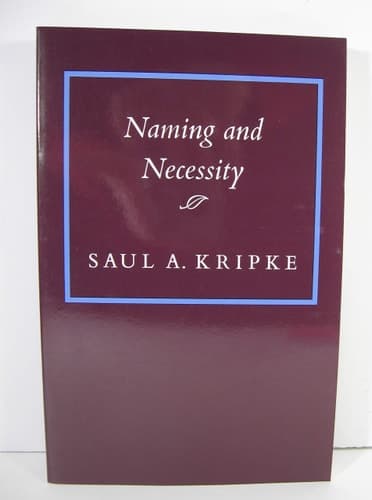 Cover of Naming and Necessity
