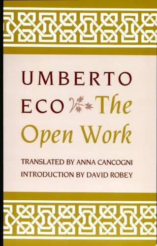 Cover of The Open Work