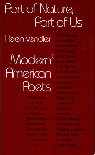 Cover of Part of Nature, Part of Us Modern American Poets