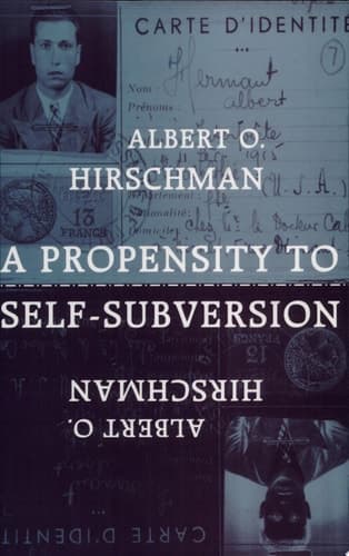 Cover of A Propensity to Self-subversion