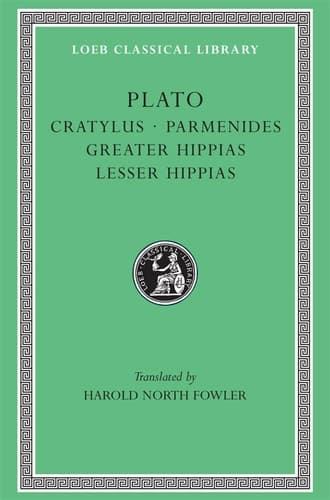 Cover of Plato Cratylus. Plato. With an Engl. transl. by H.N. Fowler