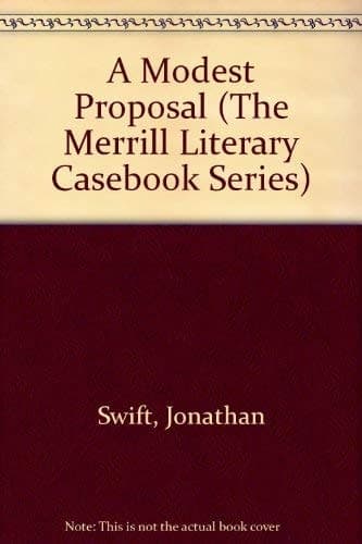 Cover of A Modest Proposal Study Guide
