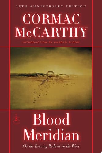 Cover of Blood Meridian, Or, The Evening Redness in the West