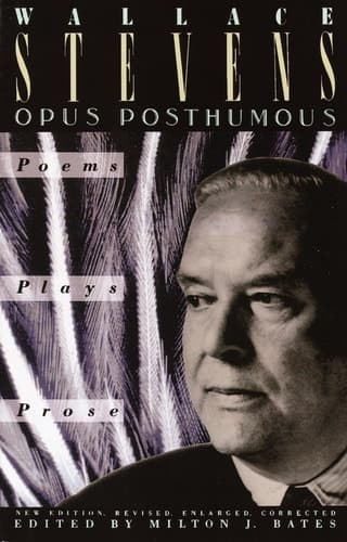 Cover of Opus Posthumous: Poems, Plays, Prose