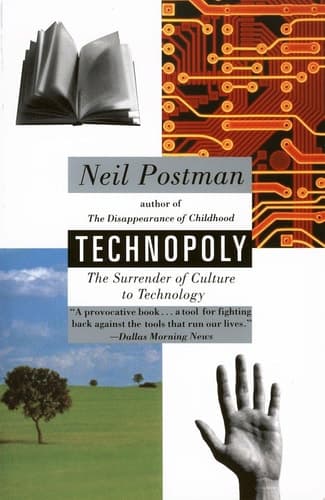 Cover of Technopoly The Surrender of Culture to Technology