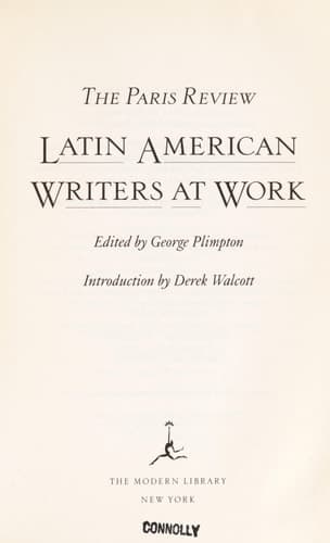 Cover of Latin American Writers at Work