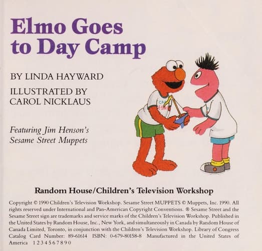 Cover of Elmo Goes to Day Camp