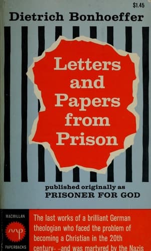 Cover of Letters and Papers from Prison