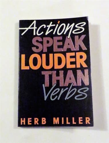 Cover of Actions Speak Louder Than Verbs Paper