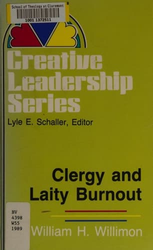 Cover of Clergy and Laity Burnout