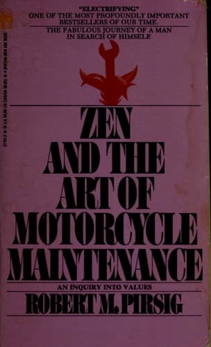 Cover of Zen and the Art of Motorcycle Maintenance An Inquiry Into Values