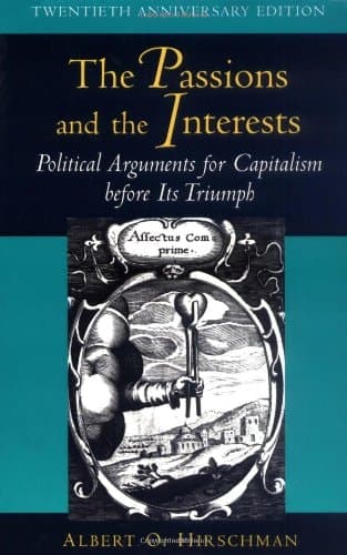 Cover of The Passions and the Interests