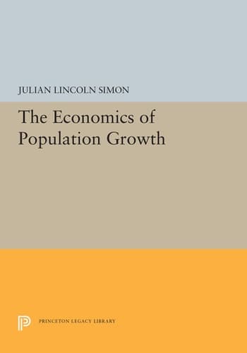 Cover of The Economics of Population Growth (Princeton Legacy Library, 5403)