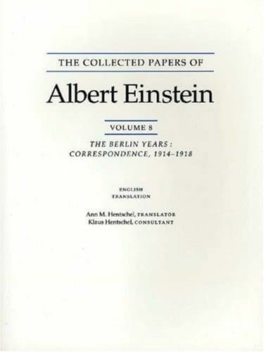 Cover of The collected papers of Albert Einstein