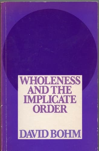 Cover of Wholeness and the Implicate Order