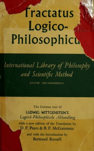 Cover of Logisch-philosophische Abhandlung