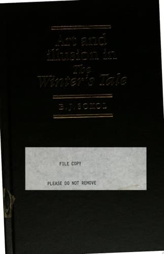 Cover of Art and Illusion in The Winter's Tale