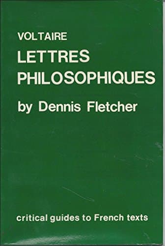 Cover of Voltaire: Lettres Philosophiques (Critical Guides to French Texts)