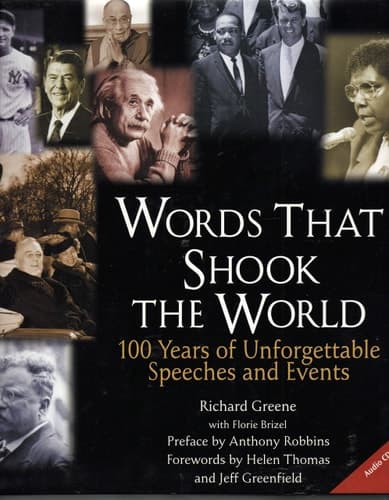 Cover of Words That Shook the World: 100 Years of Unforgettable Speeches and Events