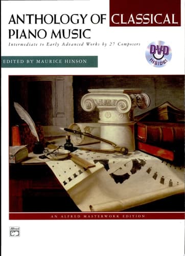Cover of Anthology of classical piano music intermediate to early advanced works by 27 composers