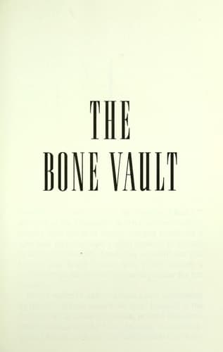 Cover of The Bone Vault