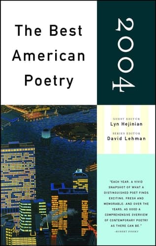 Cover of The Best American Poetry 2004 Series Editor David Lehman