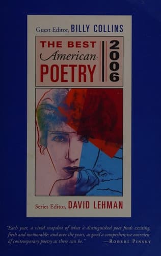 Cover of The Best American Poetry 2006 Series Editor David Lehman