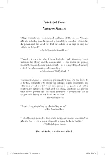 Cover of Nineteen Minutes