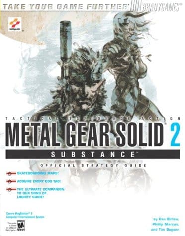 Cover of Metal Gear Solid 2 Substance Official Strategy Guide for PlayStation 2