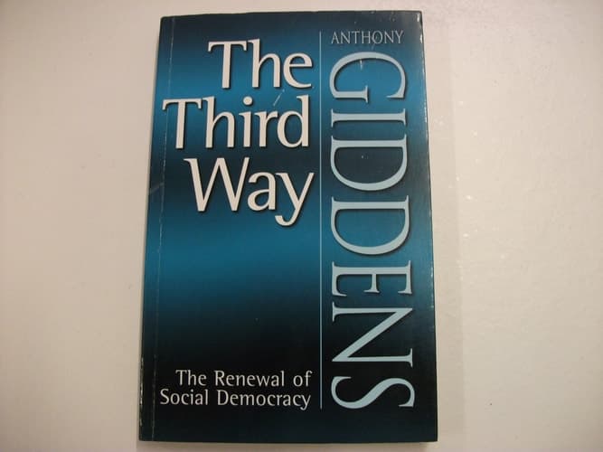 Cover of The Third Way The Renewal of Social Democracy
