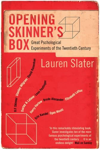 Cover of Opening Skinner's Box Great Psychological Experiments of the 20th Century
