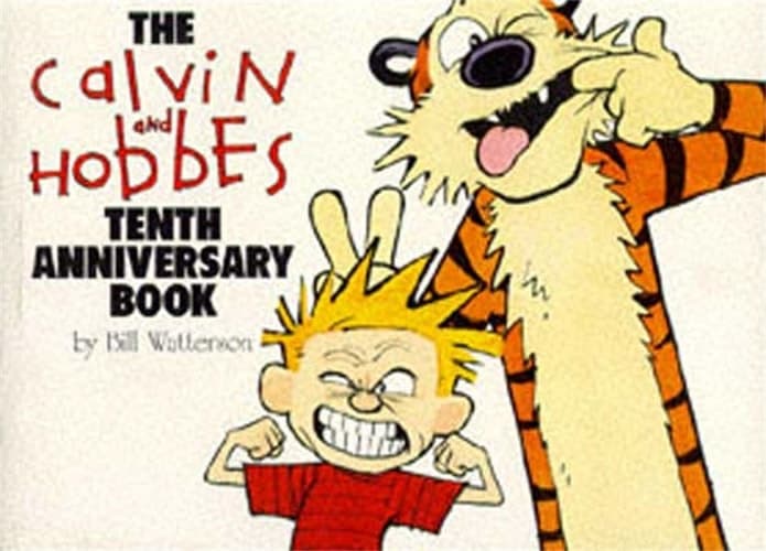 Cover of The Calvin and Hobbes Tenth Anniversary Book